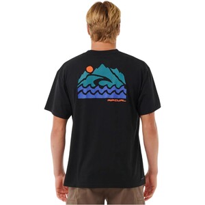 Rip Curl Mnner 2024 VaporCool Suche Trek Tee 0K6MTE - Black